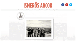 Desktop Screenshot of ismerosarcok.hu